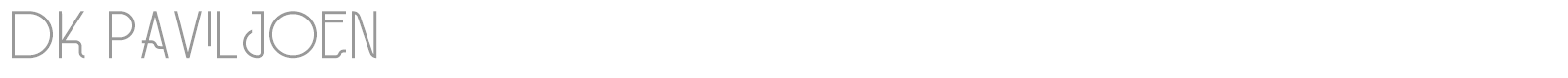 DK Paviljoen font preview